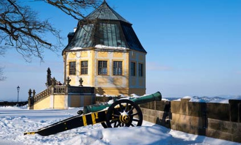 Festung Königstein im Winter