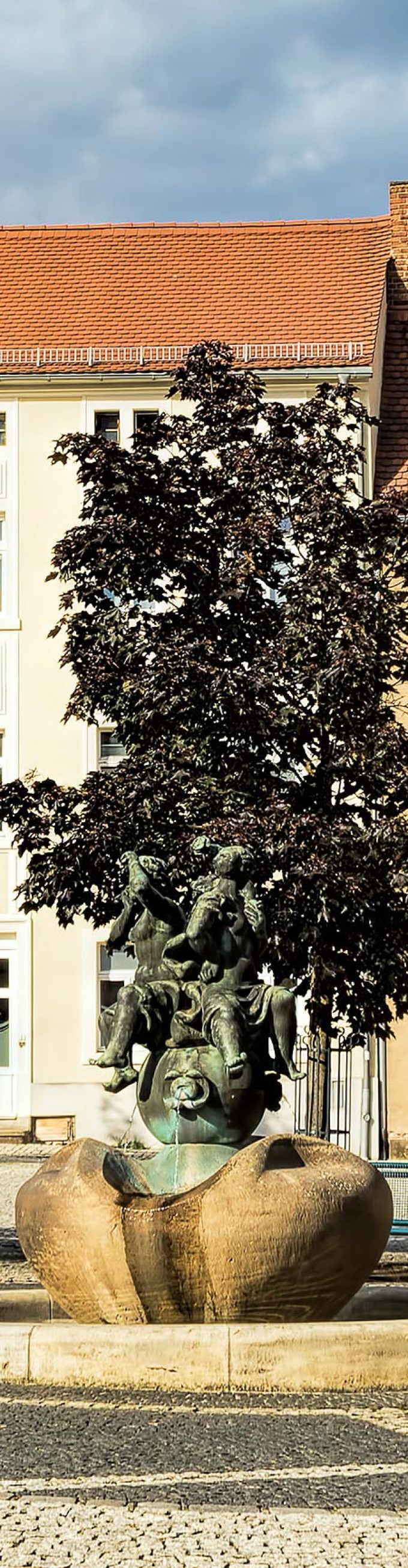 Der Marktfrauenbrunnen in Zittau