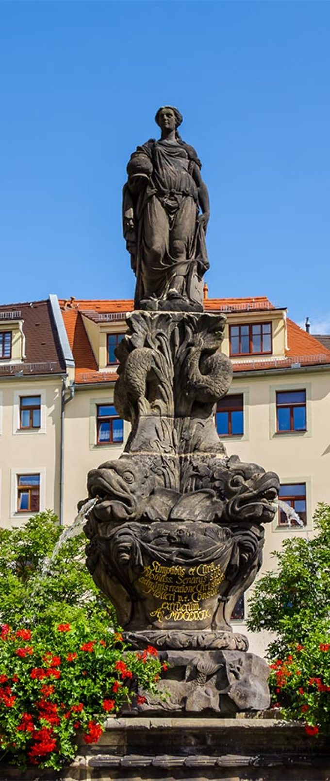 Der Samariterbrunnen in Zittau