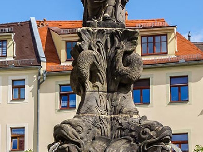 Der Samariterbrunnen in Zittau